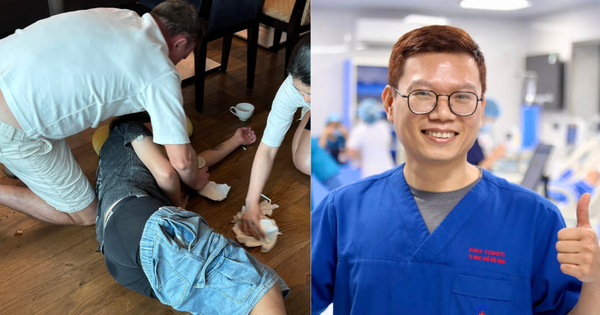 Nghẹt thở cảnh bác sĩ Việt cứu người nước ngoài bị co giật, tím tái giữa quán ăn