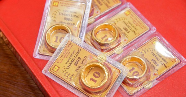 Giá vàng nhẫn trơn, vàng miếng sáng 30/4