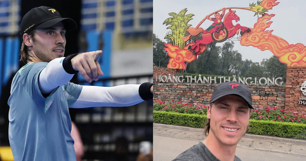 Tay vợt top 4 PPA Christian Alshon đi thăm Hoàng thành Thăng Long, ngỡ ngàng vì pickleball phủ khắp phố phường tại Việt Nam