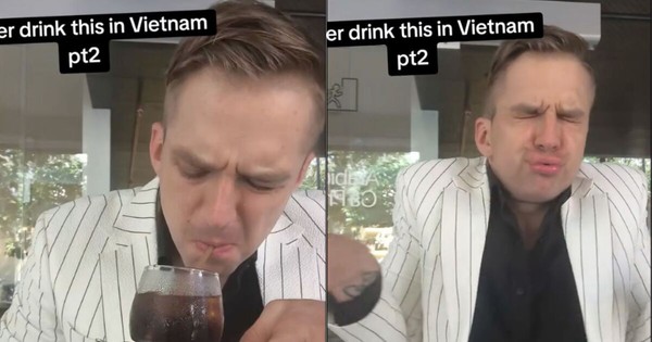 Clip anh Tây rùng mình khi uống cà phê đen Việt Nam khiến dân mạng cười bò