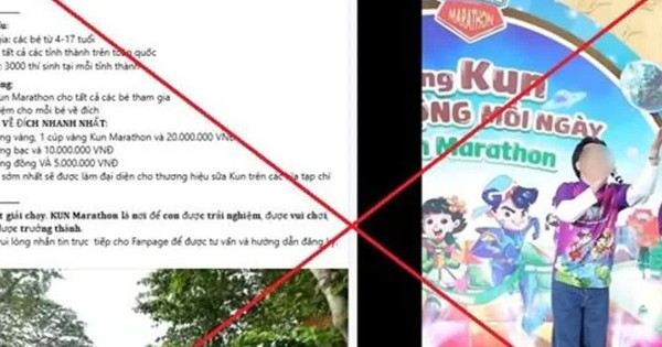 Cảnh báo lừa đảo giả mạo tổ chức giải chạy cho trẻ em