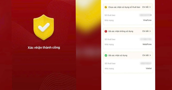 Các bước tự xác thực sim chính chủ trên ứng dụng VNeID