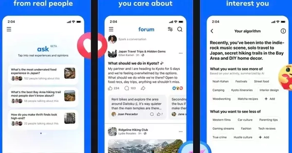 Meta ra mắt ứng dụng giống Reddit