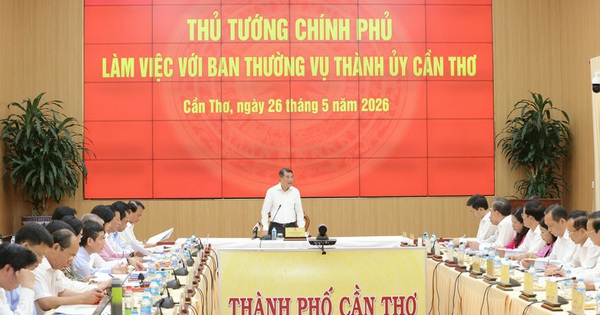 Là TP trực thuộc Trung ương nhưng tăng trưởng GRDP quý I/2026 lại thuộc nhóm thấp cả nước, lãnh đạo Cần Thơ nói gì trong cuộc họp mới đây với Thủ tướng?