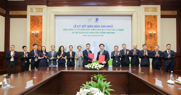 Tỷ phú Phạm Nhật Vượng tăng tốc hạ tầng xe điện: V-Green bắt tay VNPT triển khai hàng nghìn tủ đổi pin