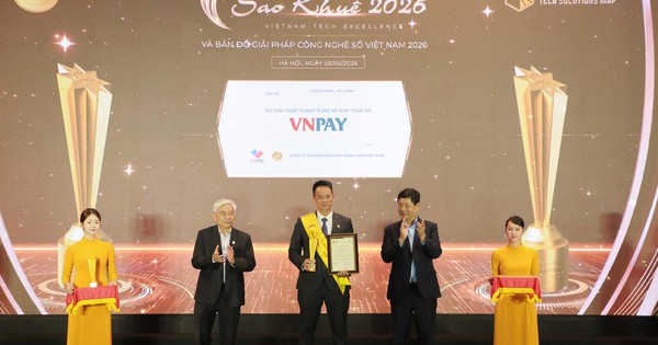 Giải pháp Thanh toán và Nộp thuế số của VNPAY vượt 300 đề cử, được vinh danh tại Sao Khuê 2026