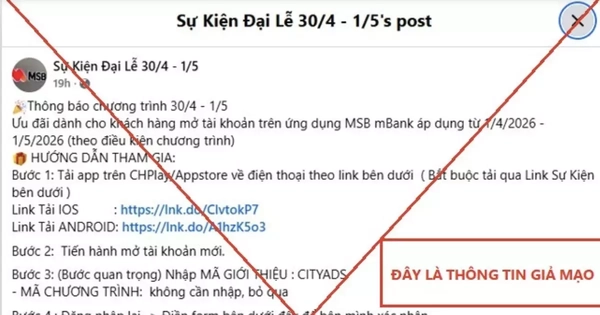 Ngân hàng cảnh báo lừa đảo kiểu mới