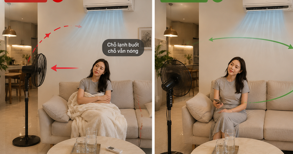 Chỉ vì đặt sai hướng quạt, tôi đã tốn thêm gần 300 nghìn tiền điện mỗi tháng