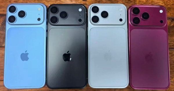 Mô hình iPhone 18 Pro Max lần đầu lộ diện với 4 màu sắc mới