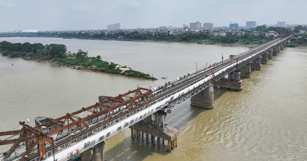 Diện mạo mới của cầu Long Biên sau hơn một tháng cấm xe sửa chữa