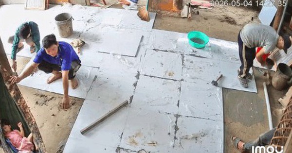 Hành động của nhóm thợ xây với bé gái đang ngủ trên võng được chủ nhà cắt ra đăng khắp nơi