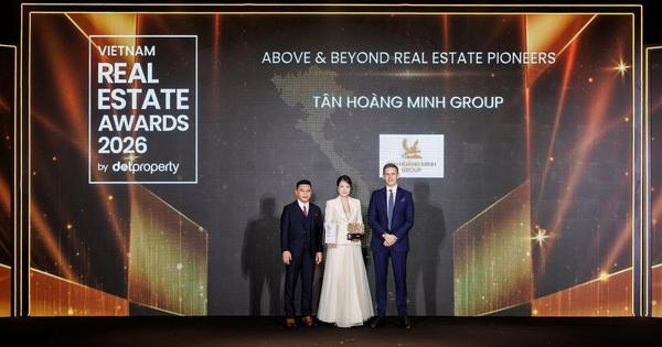 Giải mã lý do Tân Hoàng Minh giành giải tại Dot Property Vietnam Real Estate Awards 2026