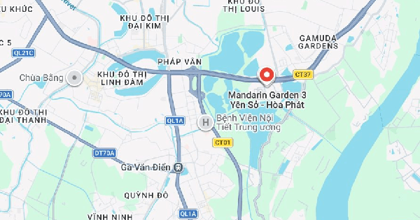 Hòa Phát của ông Trần Đình Long sắp làm dự án 1.000 căn hộ ở ngay gần công viên Yên Sở với tên gọi Mandarin Garden 3