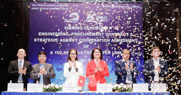 Giấy Hoàng Hà (HHP) và SUMEC ký kết thành công Hợp đồng Tổng thầu EP