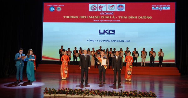 UKG đạt danh hiệu “Top 10 thương hiệu mạnh Châu Á - Thái Bình Dương”