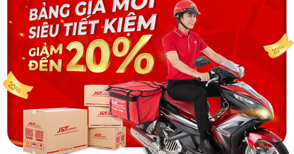 J&T Express giảm giá cước vận chuyển, đồng hành cùng chủ shop