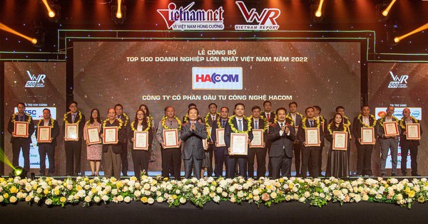 HACOM lọt “top 500 doanh nghiệp tư nhân lớn nhất Việt Nam năm 2022”