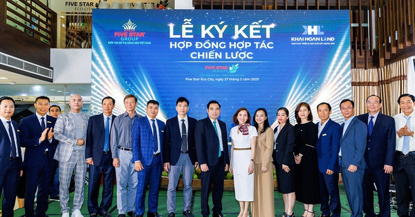 Tập đoàn Quốc tế Năm Sao ký kết hợp tác chiến lược cùng Tập đoàn  Khải Hoàn Land