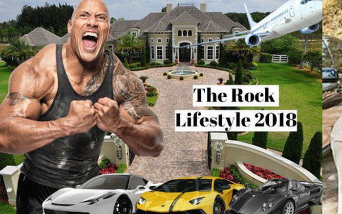 Gã khổng lồ Dwayne Johnson: Ở nhà triệu đô, đi siêu xe khủng, máy bay nhanh  nhất thế giới