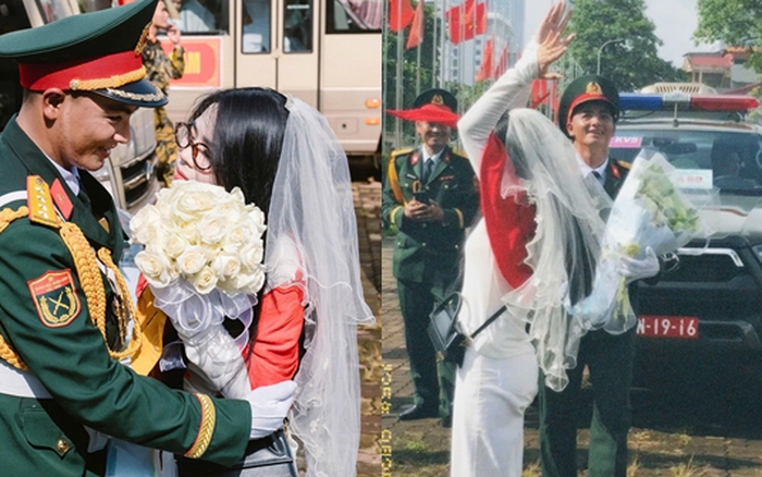Chuyện tình “hết A80 anh cầu hôn em” của chiến sĩ Khối Hậu cần và người yêu  gây bão mạng