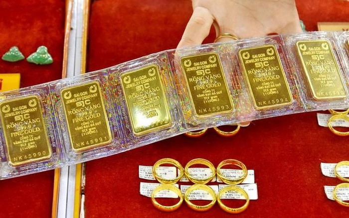 Giá vàng nhẫn trơn, vàng miếng sáng 24/7 tại SJC, PNJ, DOJI, Bảo Tín Minh Châu và Bảo Tín Mạnh Hải tiếp tục giảm